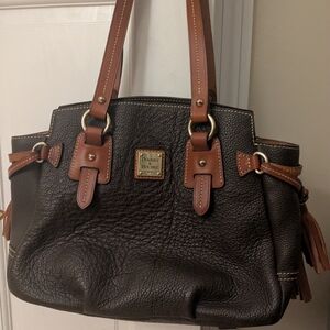 Dooney & Bourke Brown Leather Tote Bag